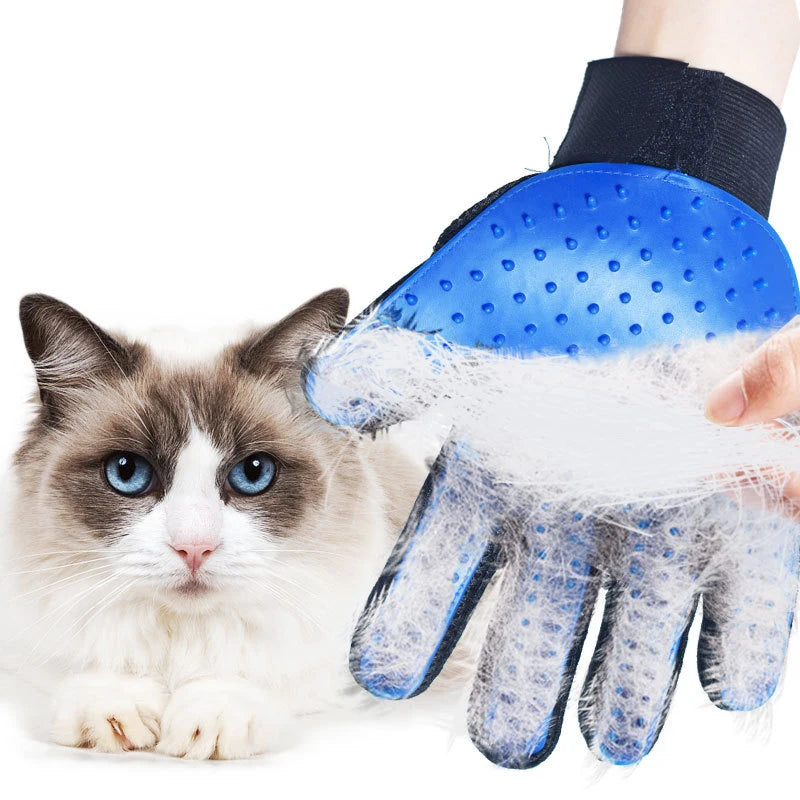 Brosse pour chat gants de silicone