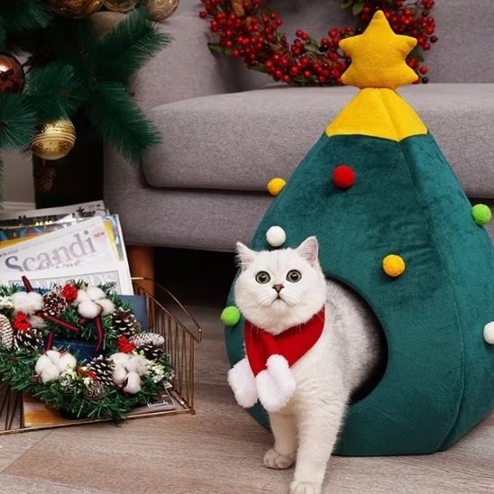 Niche_pour_chat_noel_amusant